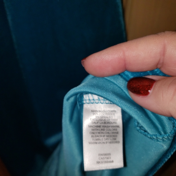 NWT Misses M Velvet blue Dress by Abound Nordstrom - Picture 6 of 6